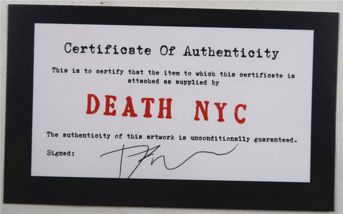 Death NYC签名限量版画《七龙珠》（尺寸45×32厘米·单页1张·附收藏证书