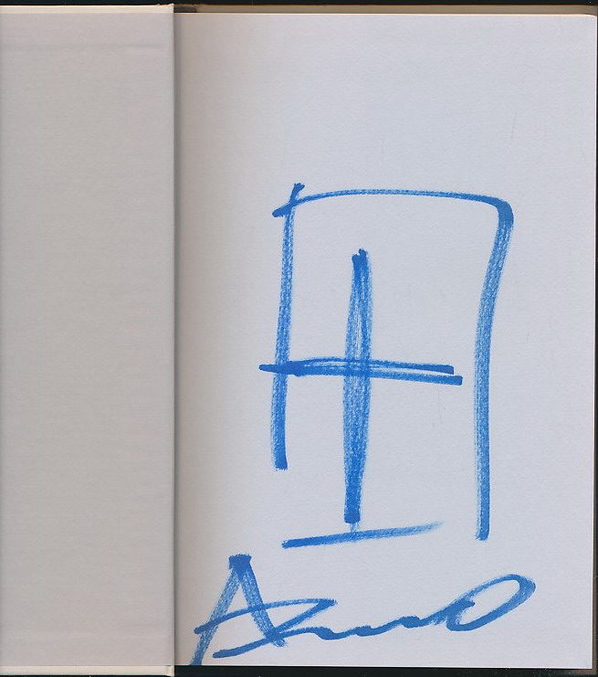 安藤忠雄签名并手绘本《建筑を语る》（东京大学出版会1999年版·16开 