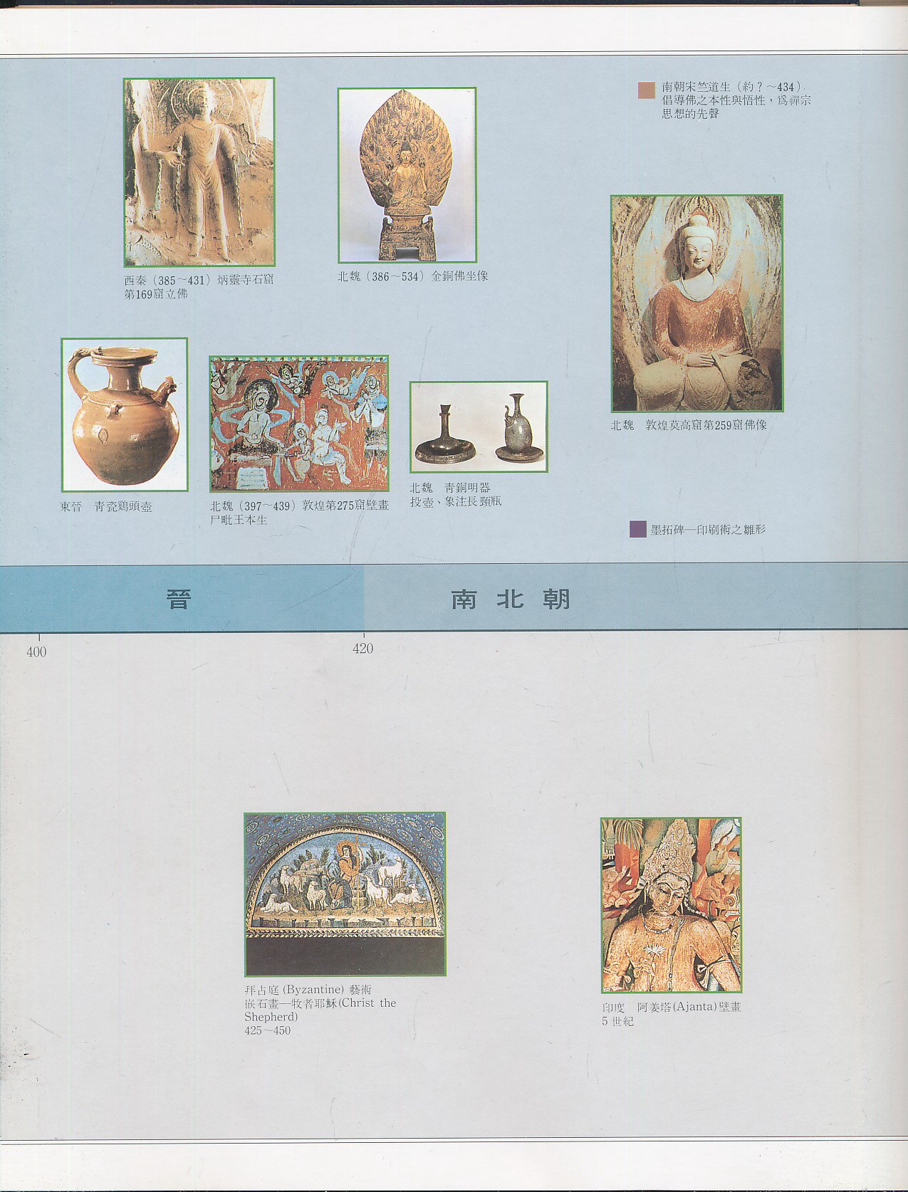 华夏文化与世界文化之关系图录（台北故宫1985年版·16开经折装·1函1册全 